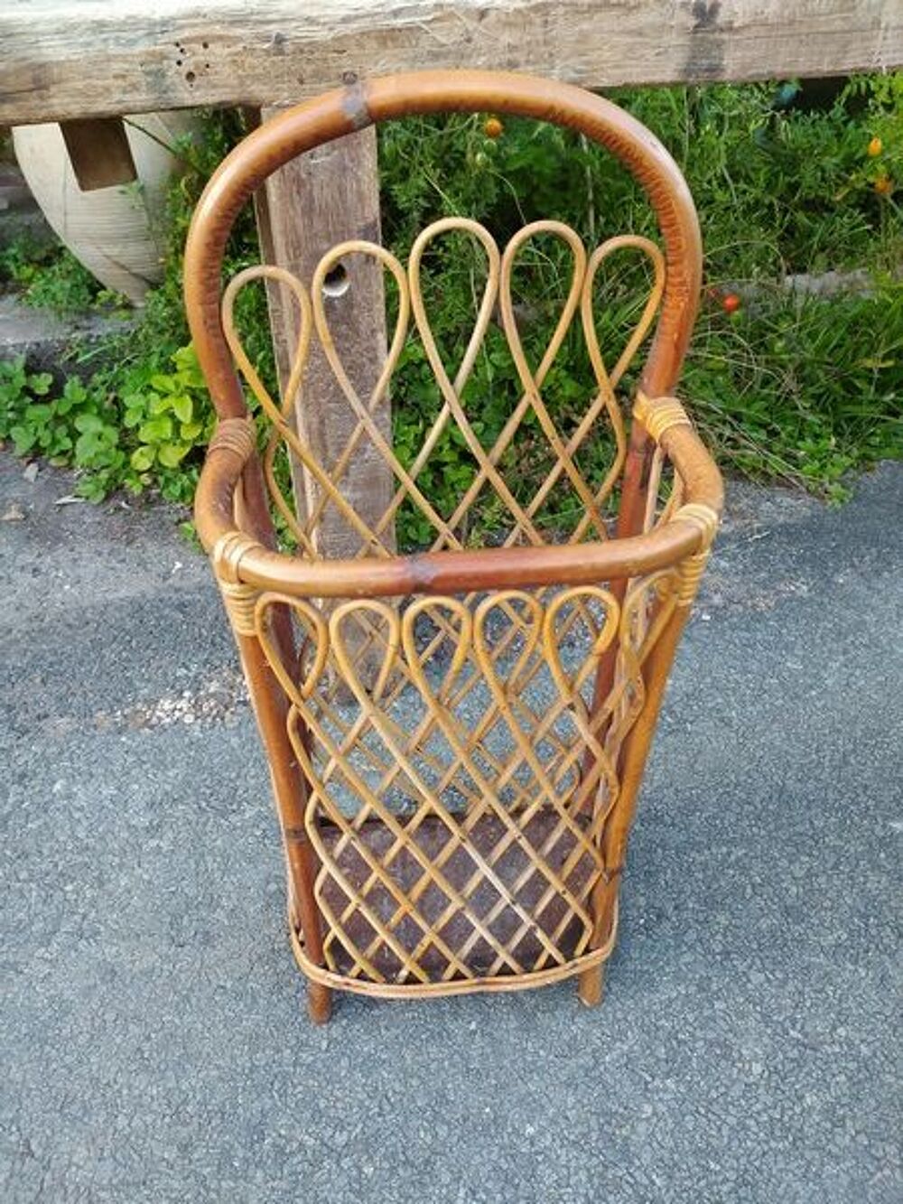 Porte Parapluie Rotin Vintage Meubles