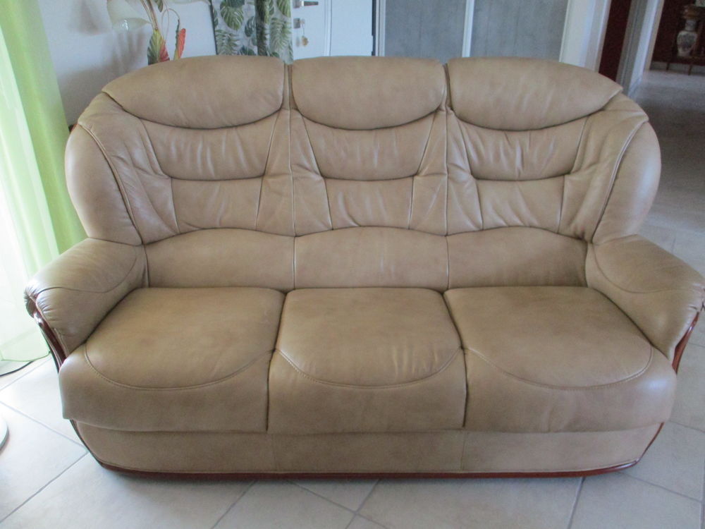 canap&eacute; 3 places et 2 fauteuils relaxe Meubles