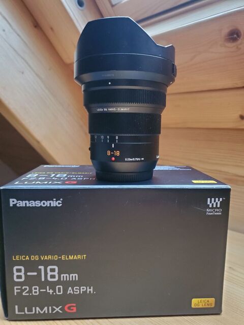  objectif Panasonic LEICA 8-18mm f/2.8/4 DG VARIO-ELMARIT ,
700 Le Pouliguen (44)