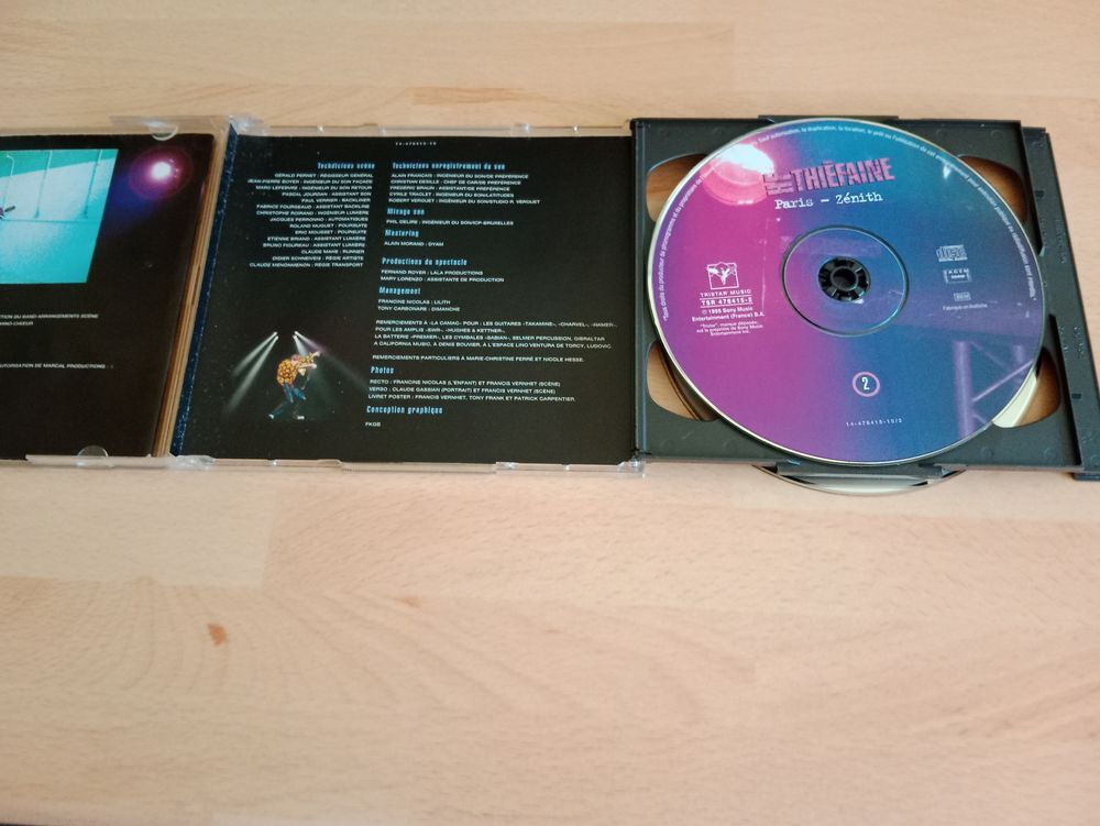 H. THI&Eacute;FAINE Paris Z&eacute;nith CD et vinyles