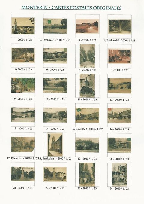 CPA (Cartes Postales Anciennes) de Monfrin, Theziers, Aramon 10 Thziers (30)