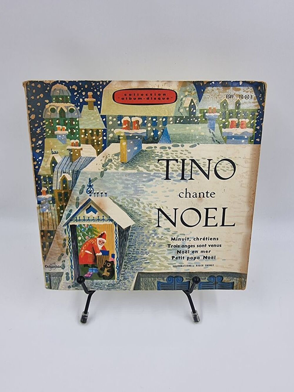Vinyle 45 tours Tino Chante No&euml;l : Minuit, Chr&eacute;tiens... CD et vinyles