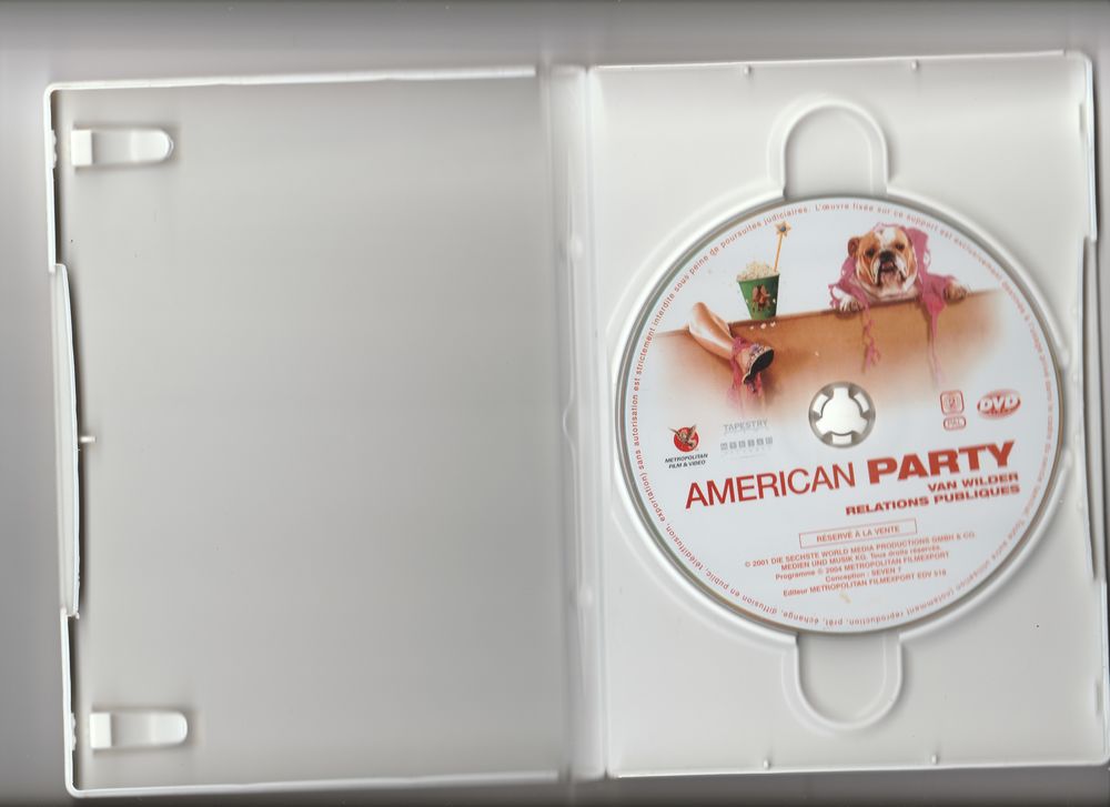 Am&eacute;rican Party DVD et blu-ray
