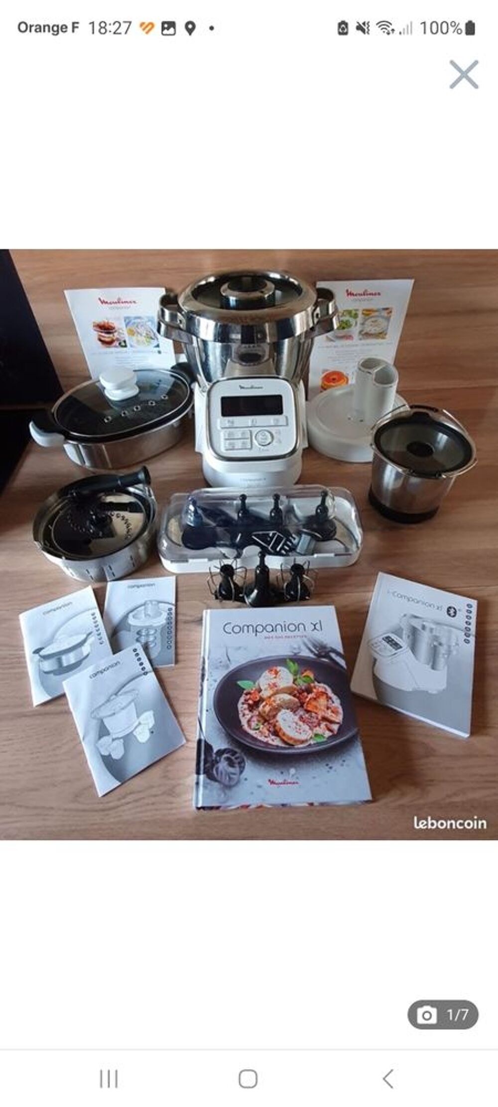 Companion moulinex XL connect&eacute; complet Electroménager