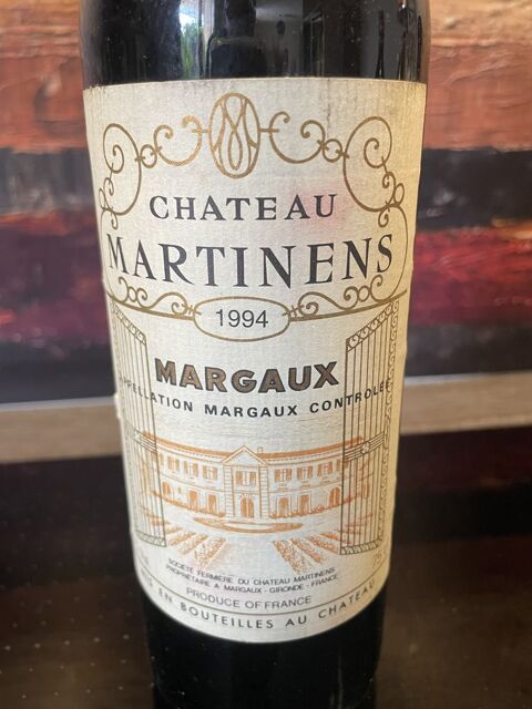 1 BT MARGAUX Ch�teau Martinens 1994 55 Vigneux-sur-Seine (91)