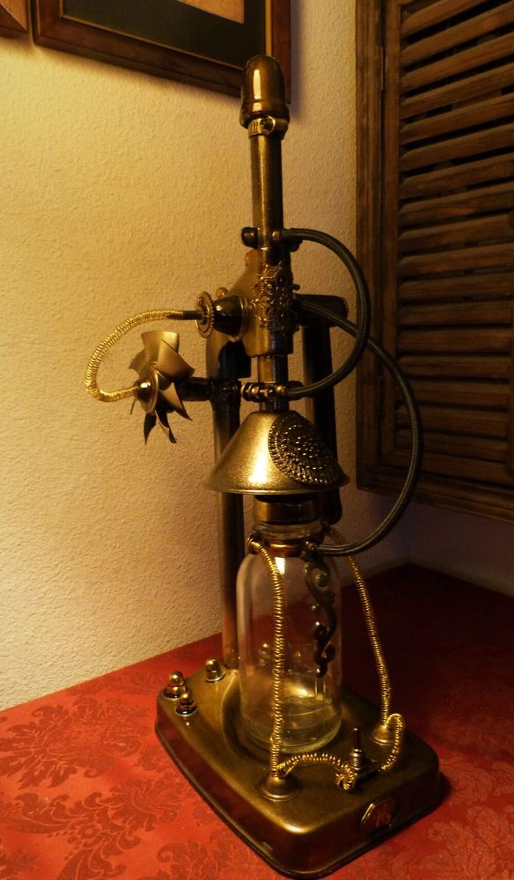 Objet de Curiosit&eacute; "STEAM FACTORY MACHINE XIX" Steampunk Décoration