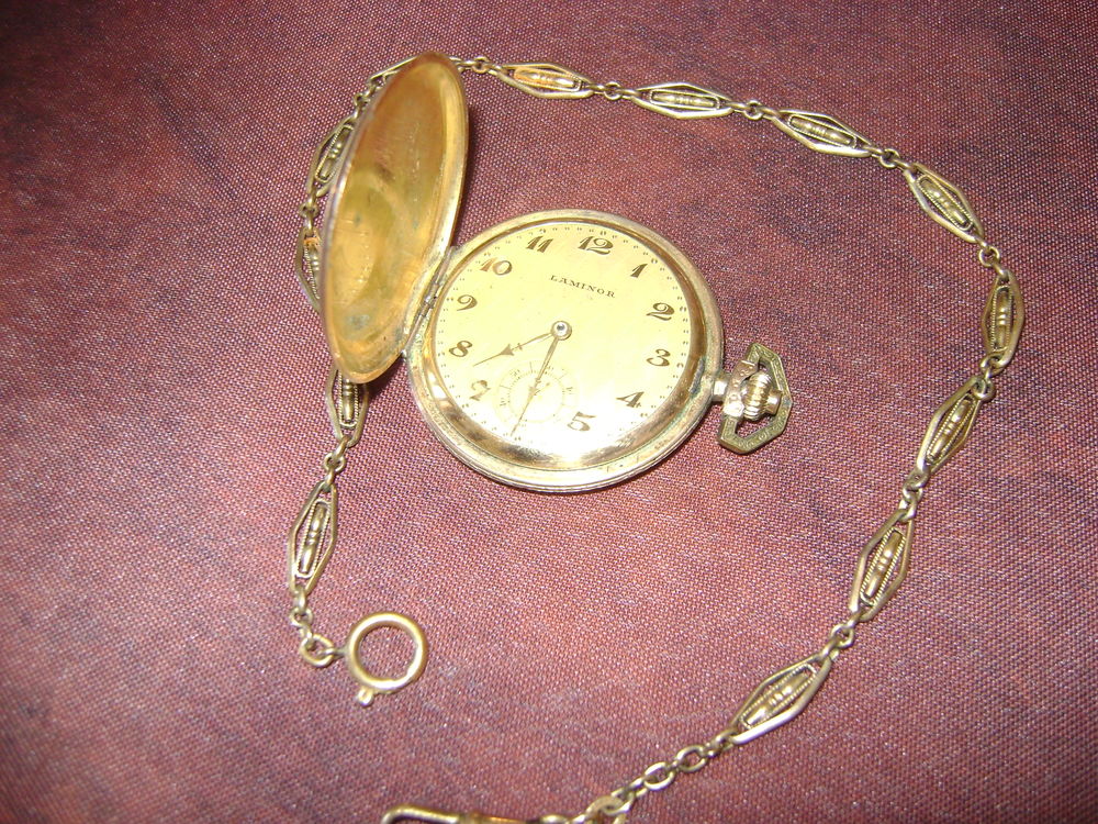 Montre &agrave; gousset et sa chaine Bijoux et montres