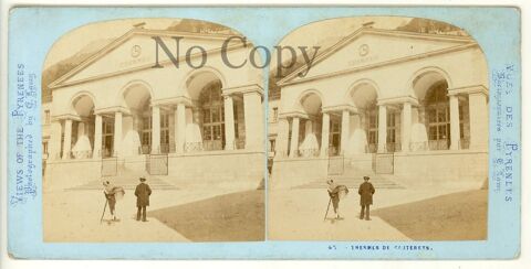 Photo Stéréo Pyrénées Thermes de Cauterets ca1880 29 Cauterets (65)