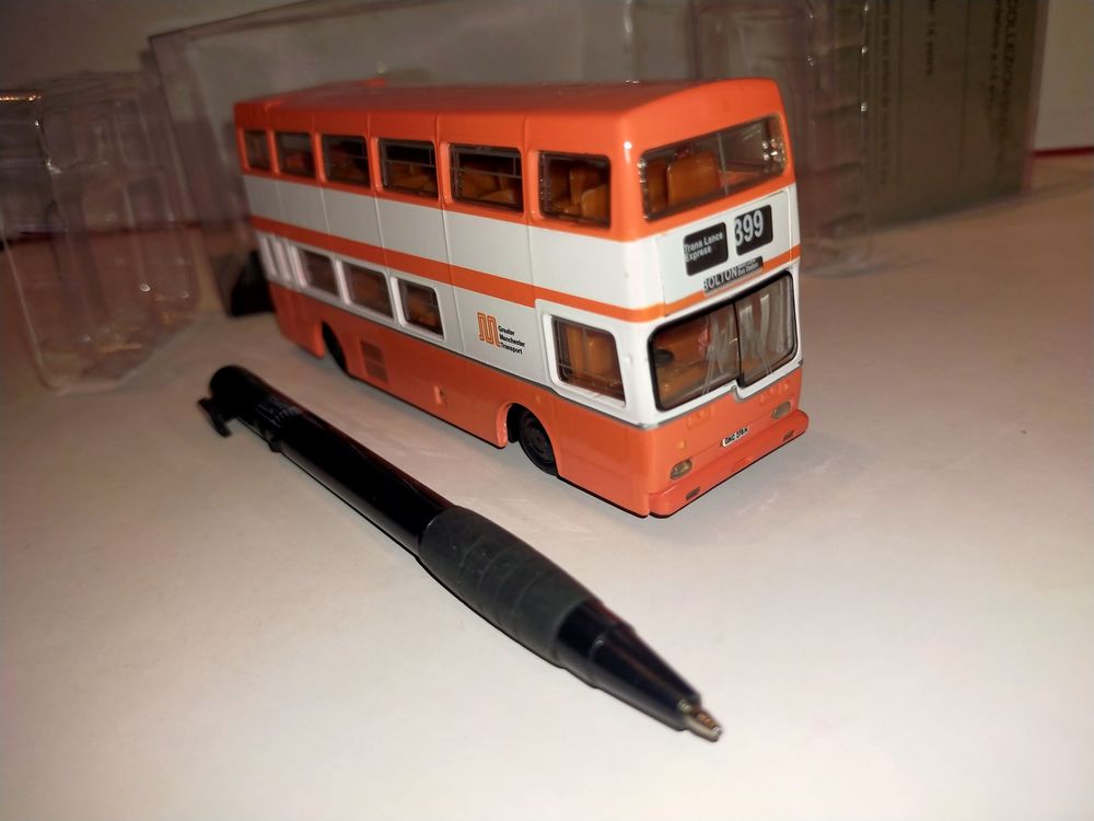 Manchester Bus miniature orange imp&eacute;riale 1/76
Jeux / jouets