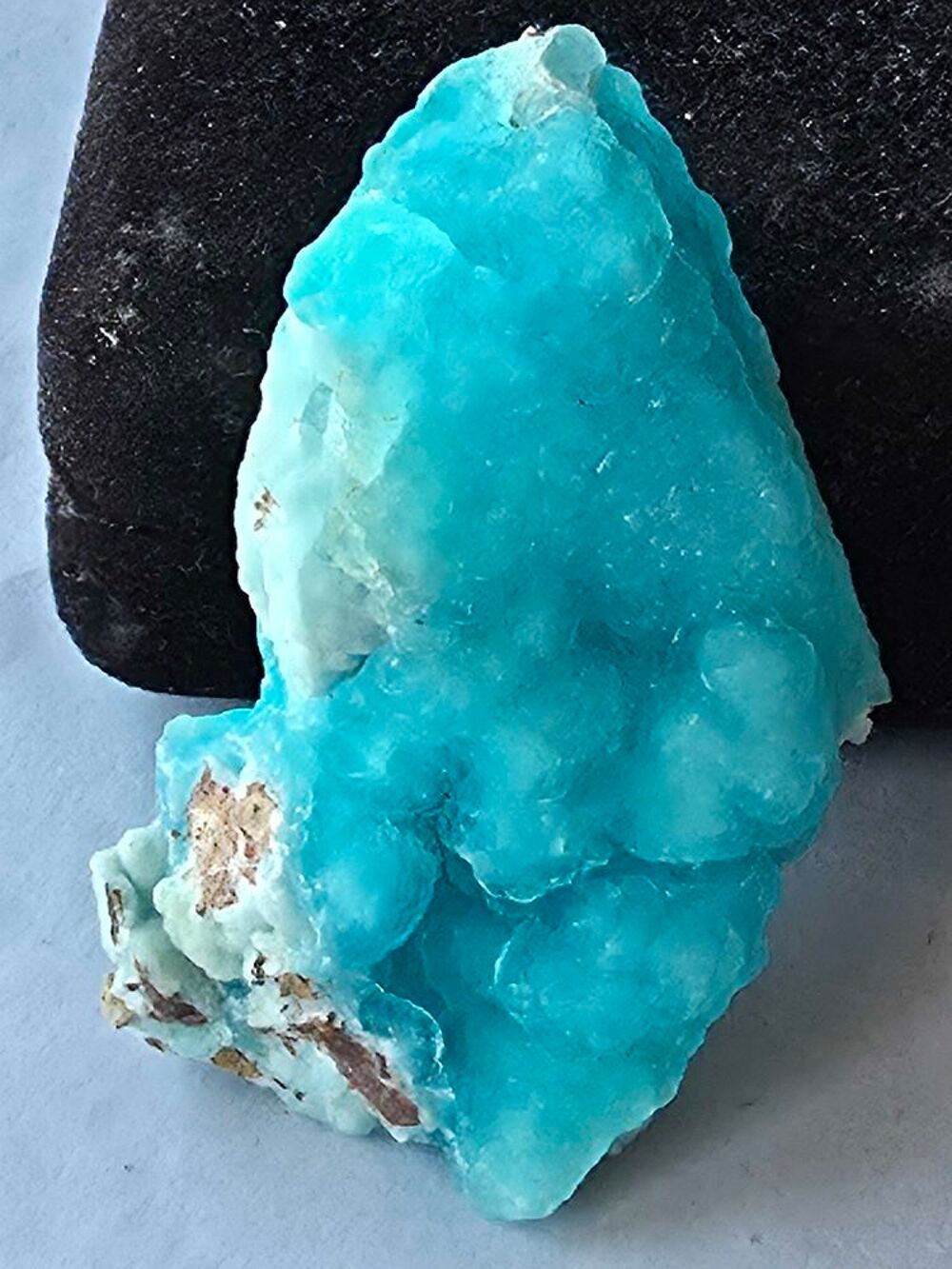 Cristal d'H&eacute;mimorphite Turquoise Brut-Pierre Naturelle 
