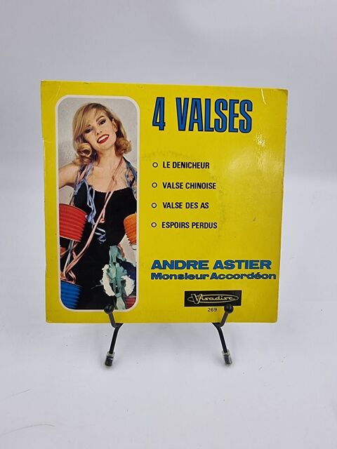 Vinyle 45 tours André Astier : 4 Valses (Le Dénicheur...) 2 Vulbens (74)