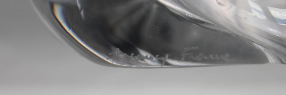 Vase cristal DAUM Nancy vintage 70 Décoration
