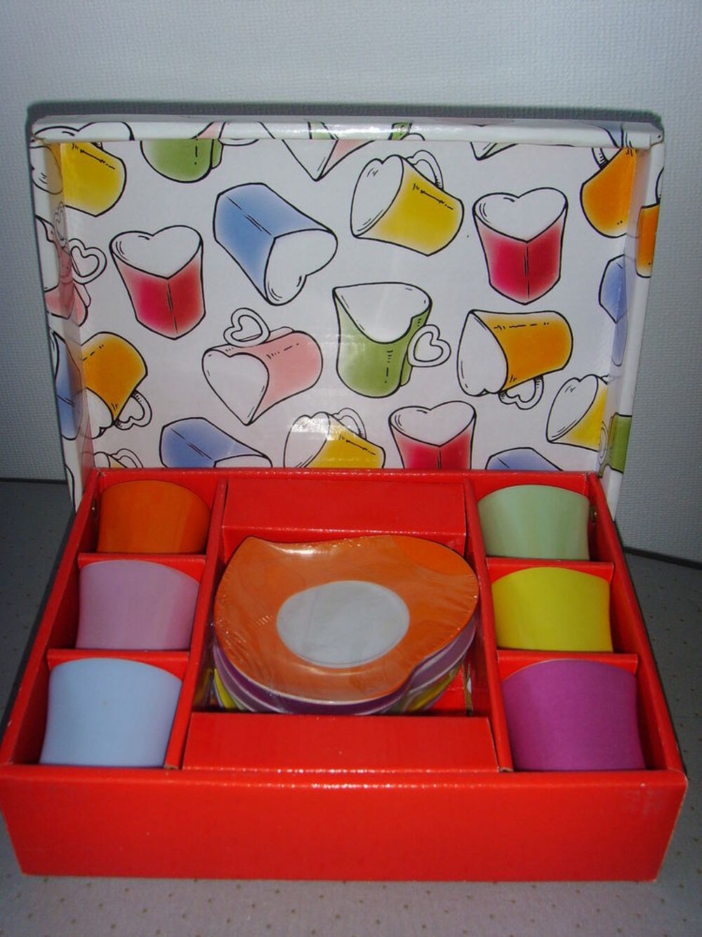 Tasses et sous-coupes caf&eacute; Cuisine