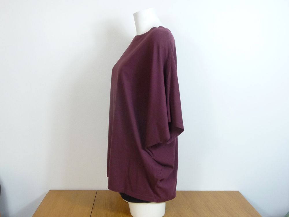 Tee Shirt / Tunique 100% Coton Rouge Bordeaux- Departement 5 Vêtements