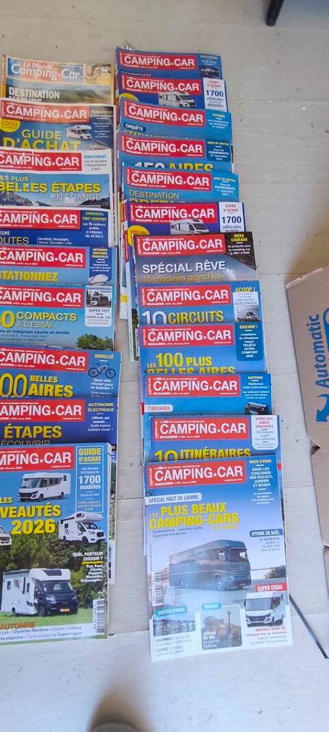 Lot de Camping car Magazines 30 Chavannaz (74)