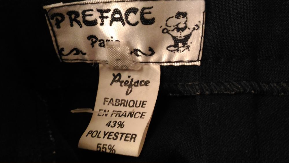 pantalon PREFACE Paris couleur noir Vêtements