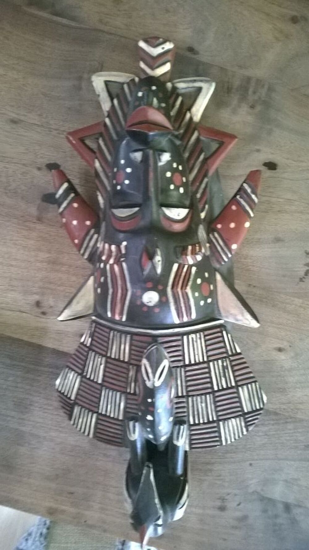 masque africain du tchad Décoration
