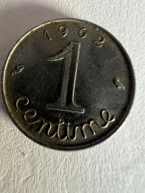 1 centimes de franc 1962. 5 Pierrelaye (95)