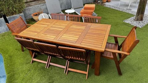 Salon jardin ext�rieure / int�rieur Teck massif huil� 850 Blagnac (31)