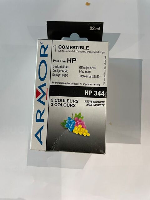 Cartouche encre 3 couleurs HP 344 NEUVE 30 Le Plessis-Robinson (92)