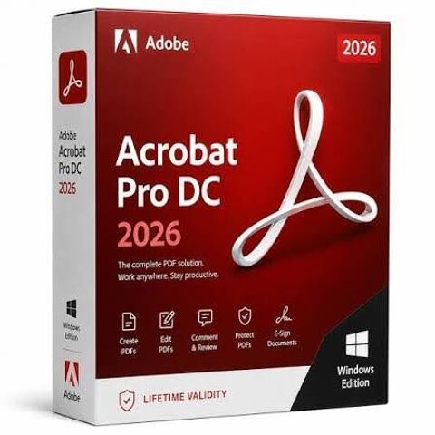 Adobe Acrobat Pro DC 2026 (Windows) Épinal (88)