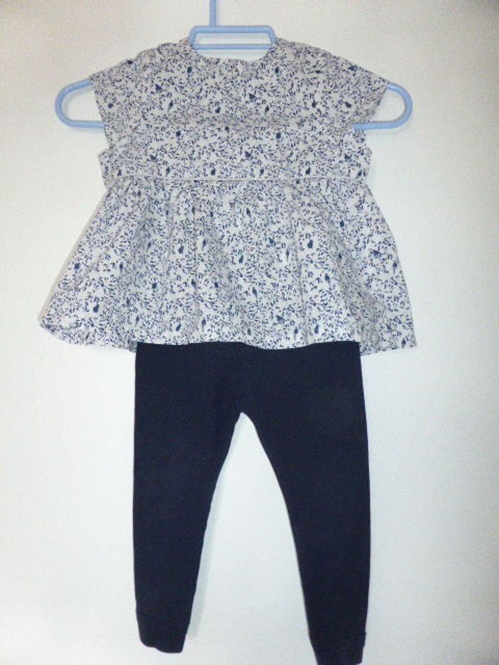 Petit Bateau ensemble fille printemps &eacute;t&eacute; tunique cale&ccedil;on 18 Vêtements enfants