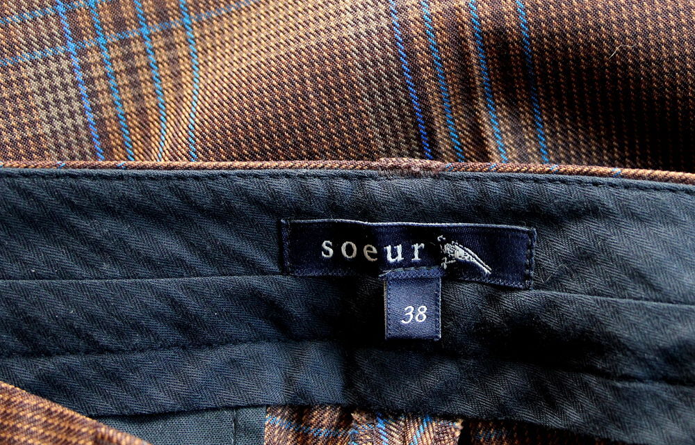 Pantalon Prince de Galles SOEUR T.38 Vêtements