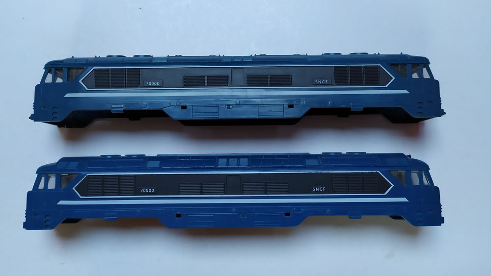 2 carrosseries de locomotive 70000 SNCF MEHANO &eacute;chelle HO Jeux / jouets