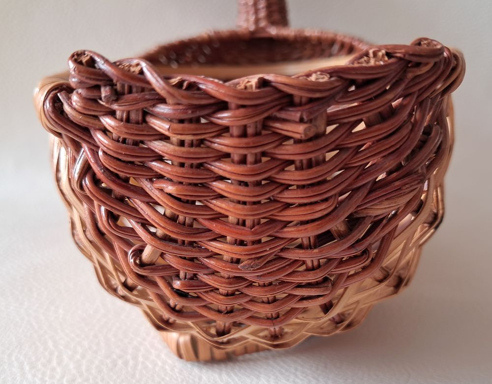 panier &agrave; pain pani&egrave;re corbeille en rotin et osier tress&eacute; Décoration