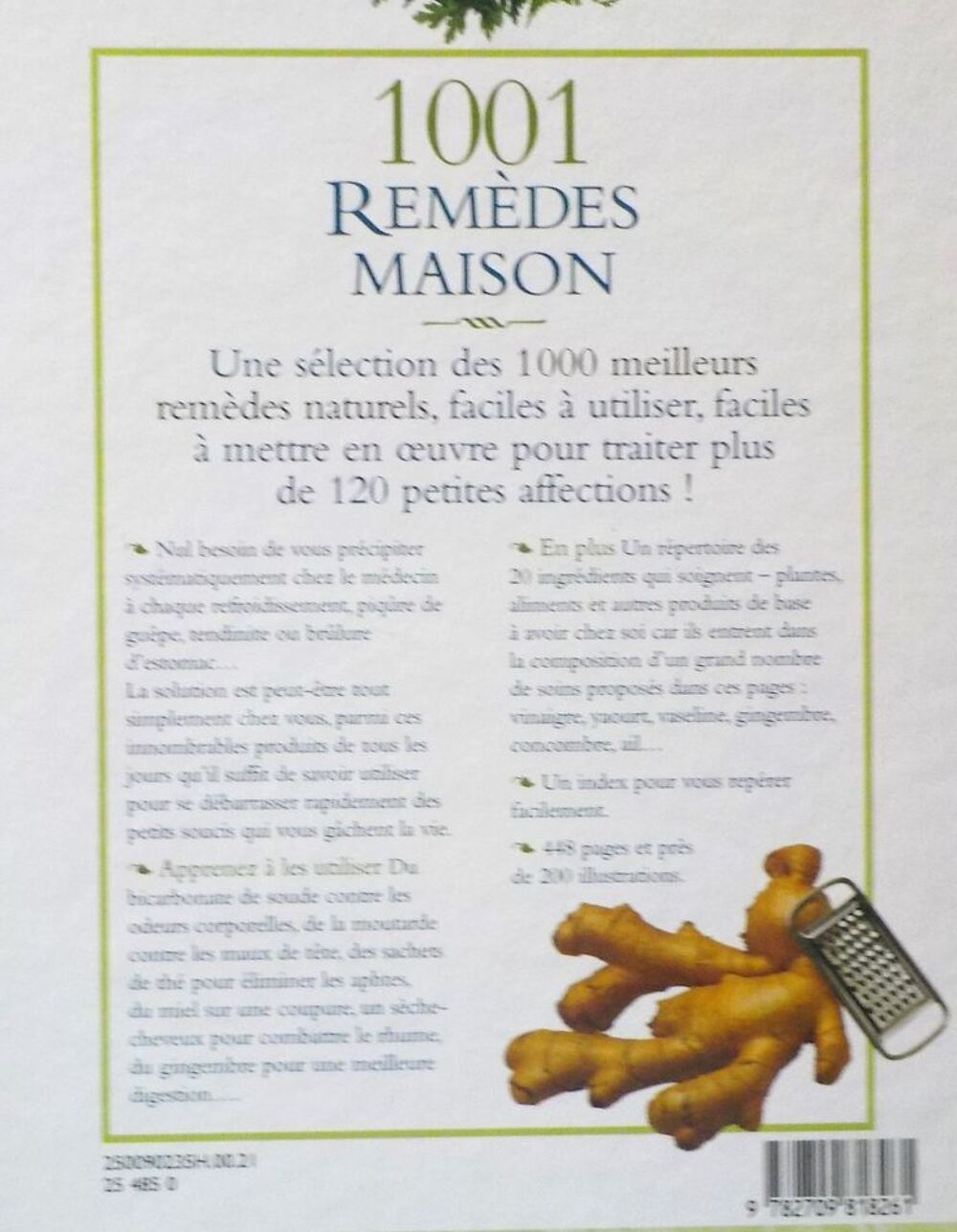 1001 REMEDES MAISON Des solutions simples pour une bonne san Livres et BD