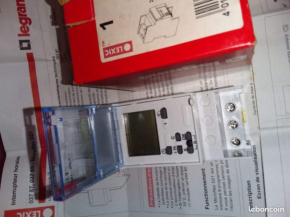 Interrupteur horaire digital Legrand 03787 Bricolage