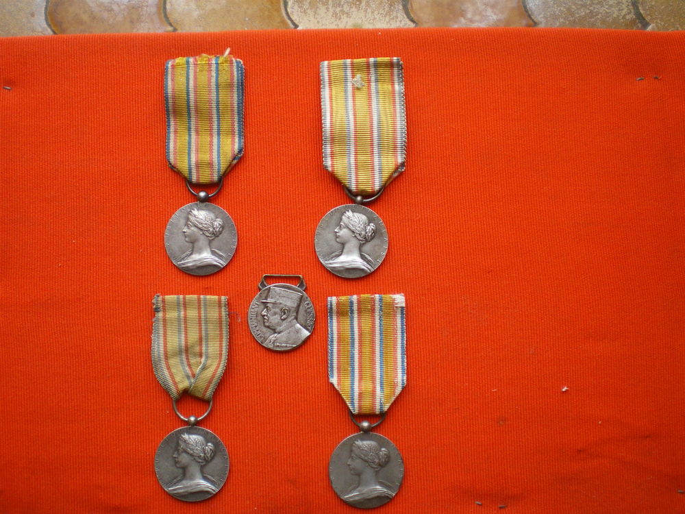 M&eacute;daille d'Honneur des Sapeurs-Pompiers 1900 