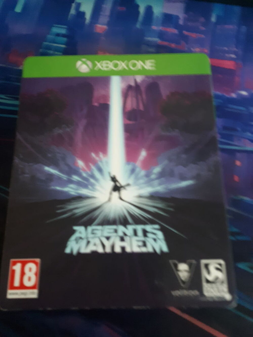 Jeu XBOX ONE Agents of mayhem day one edition steelbook Consoles et jeux vidéos