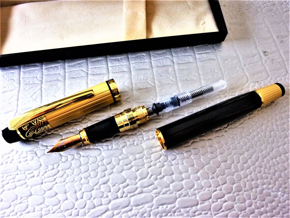 SUPERBE STYLO PLUME prototype unique 1998 Bijoux et montres