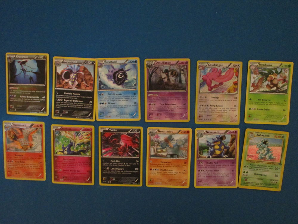 LOT CARTES POKEMON"NIDOQUEEN-GOLEMASTOC-FLABUSARD" LOT AP16L Jeux / jouets