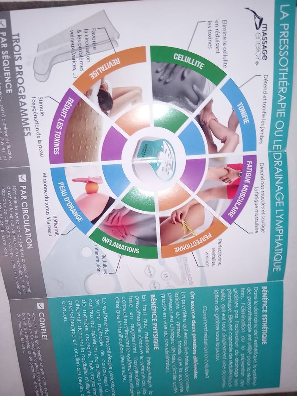  .appareil de pressotherapie ou drainage lymphatique complet Sports