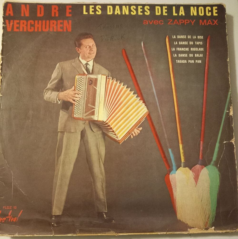 ANDRE VERCHUREB / 10 X DISQUES VYNIL 33 TOURS CD et vinyles