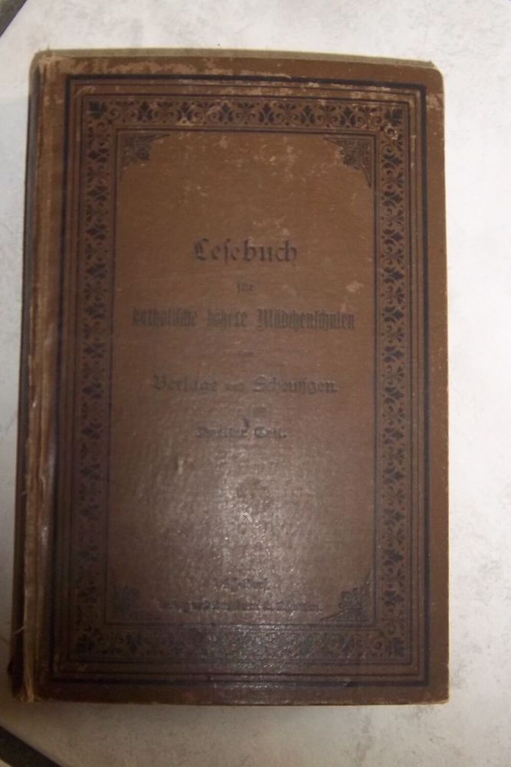 Livre de lecture allemand ancien 1903 Livres et BD