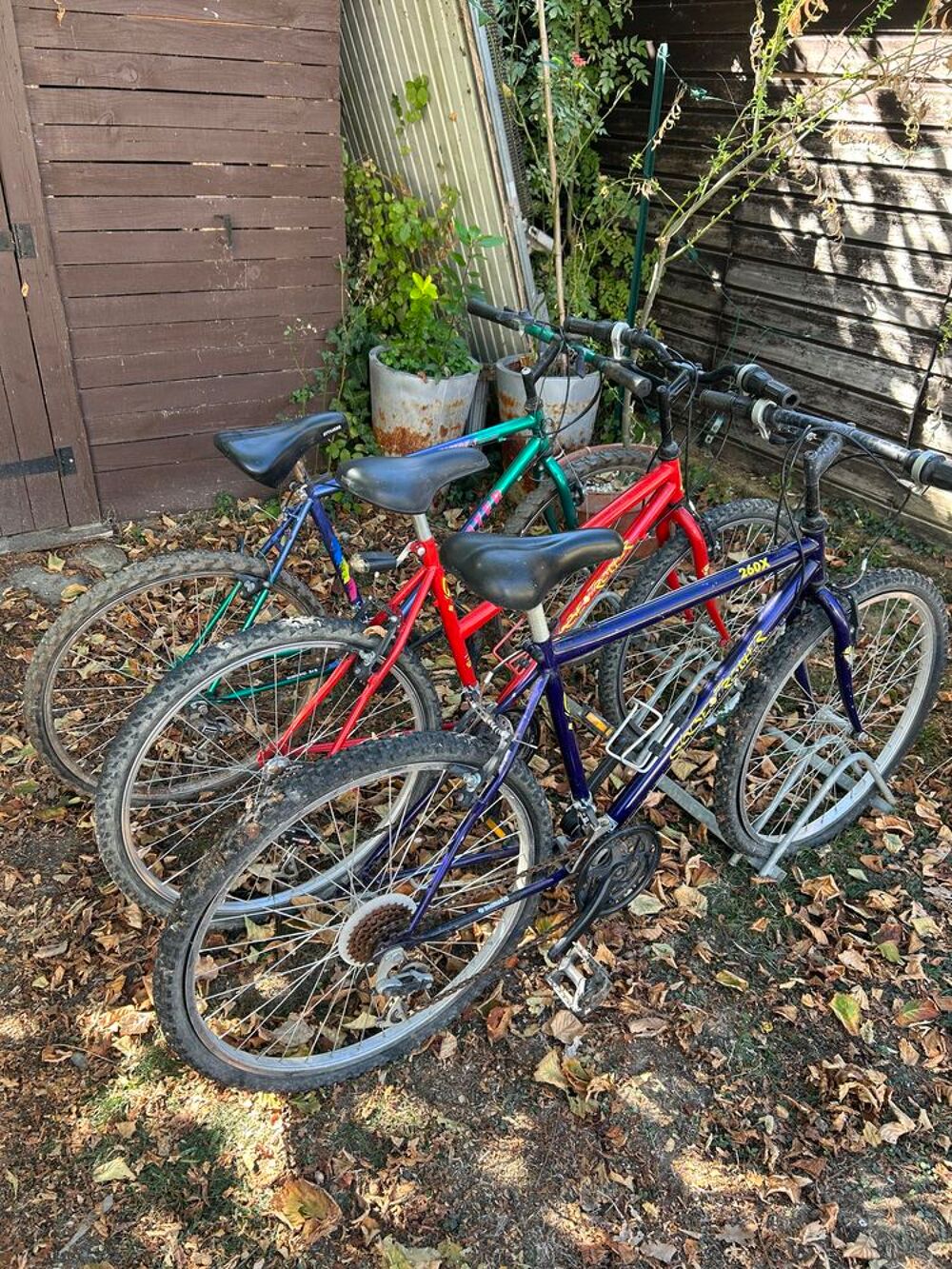 lot de 3 v&eacute;los Vélos