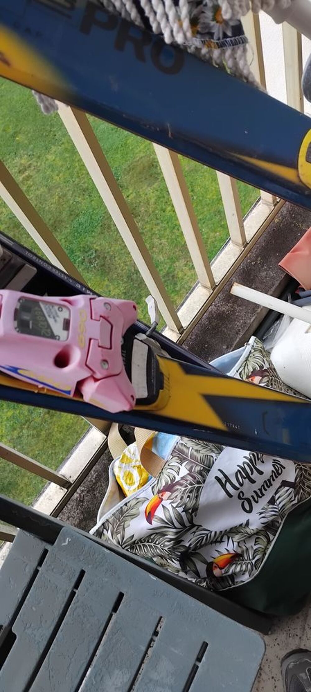 deux paires de skis Sports