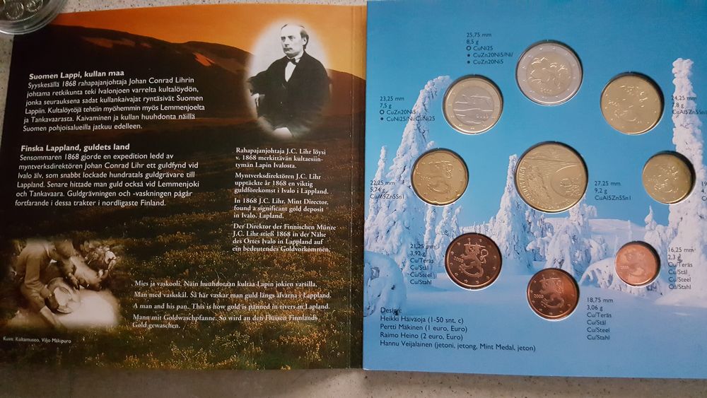 Coffret BU Finlande 2003 