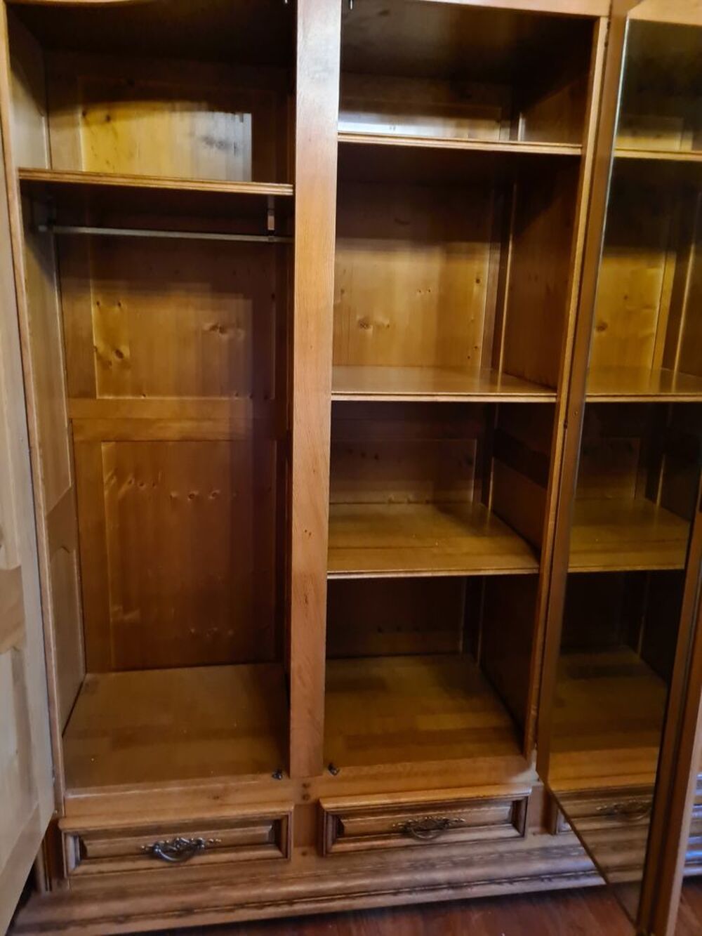 chambre compl&egrave;te ch&ecirc;ne massif Meubles