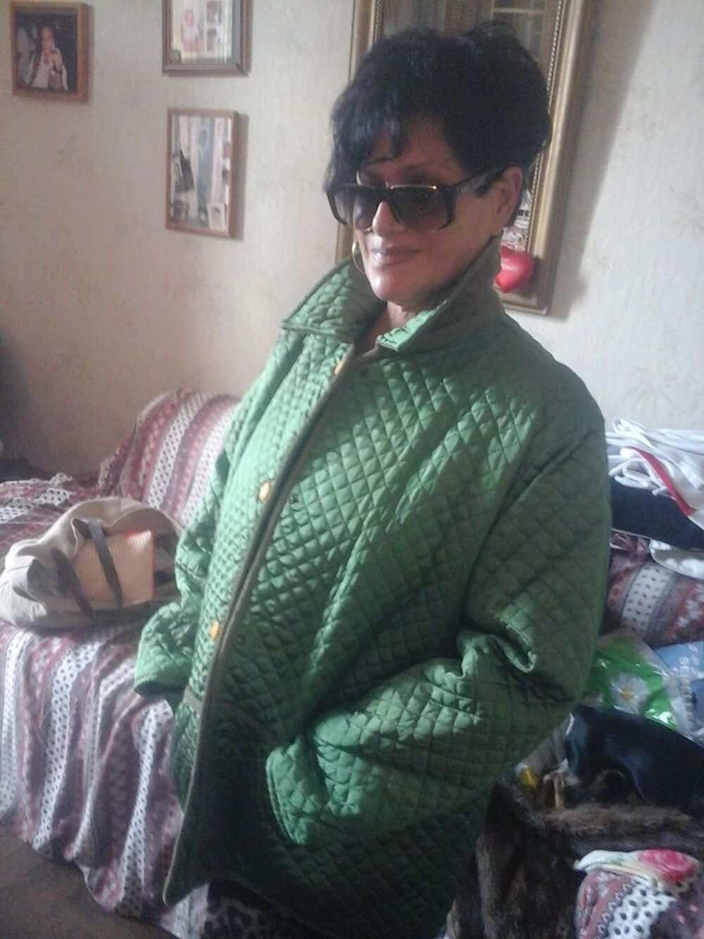 VESTE SUBLIME VERT KAKI Vêtements
