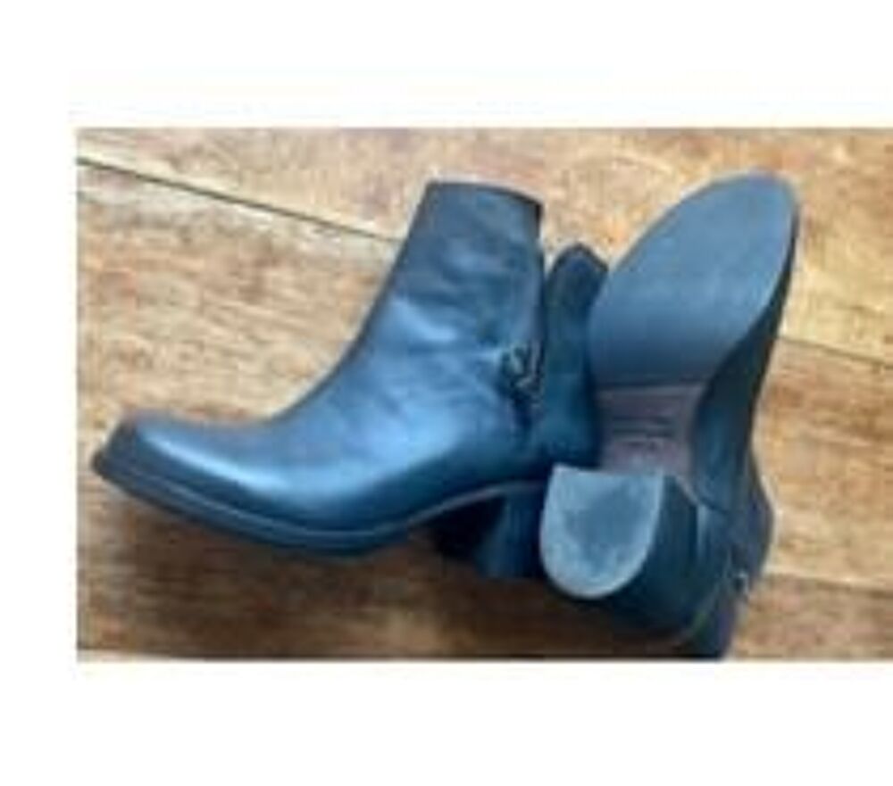 Boots noire pour femme style classique (Seboy's Italienne.) Chaussures