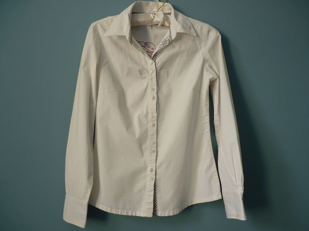 chemise blanche fille pepe jeans 16 ans TBE Vtements
