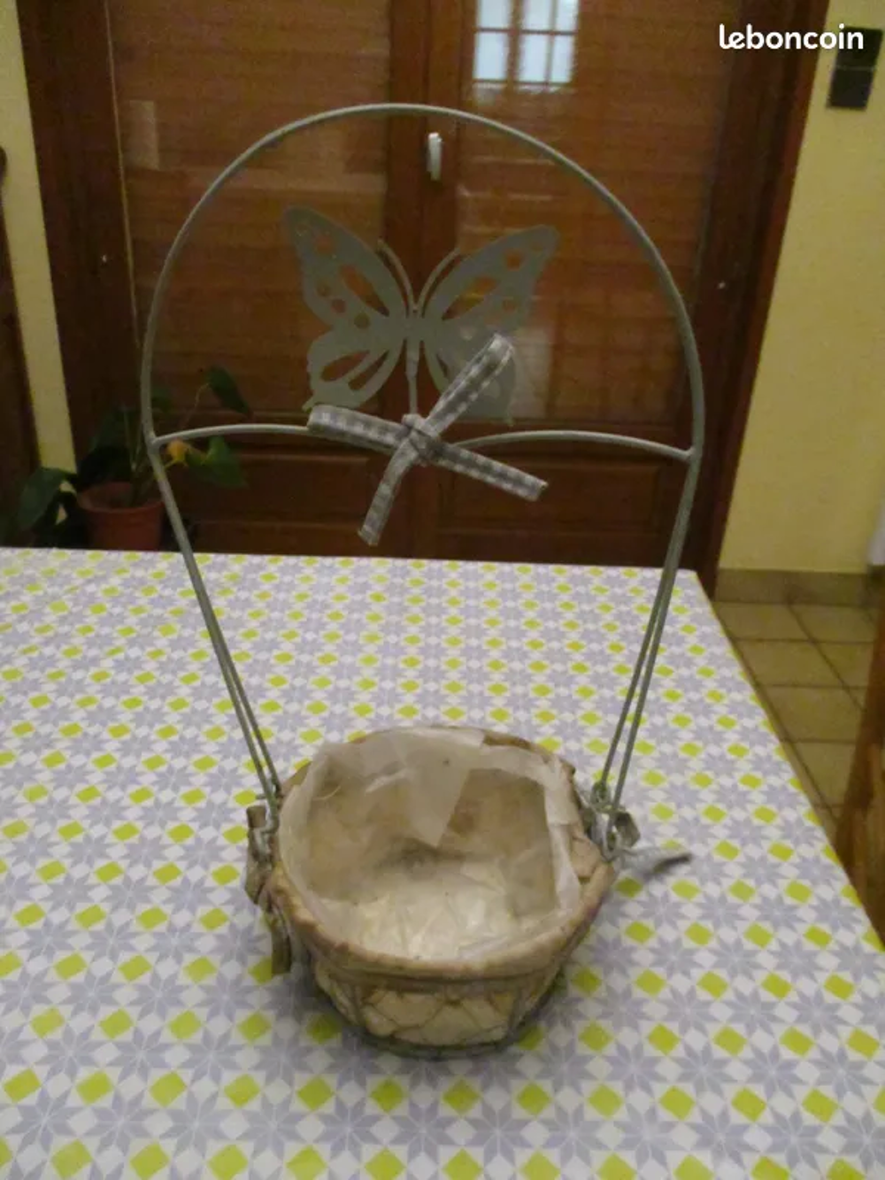 Panier pour fleurs ou autre et grande anse Décoration