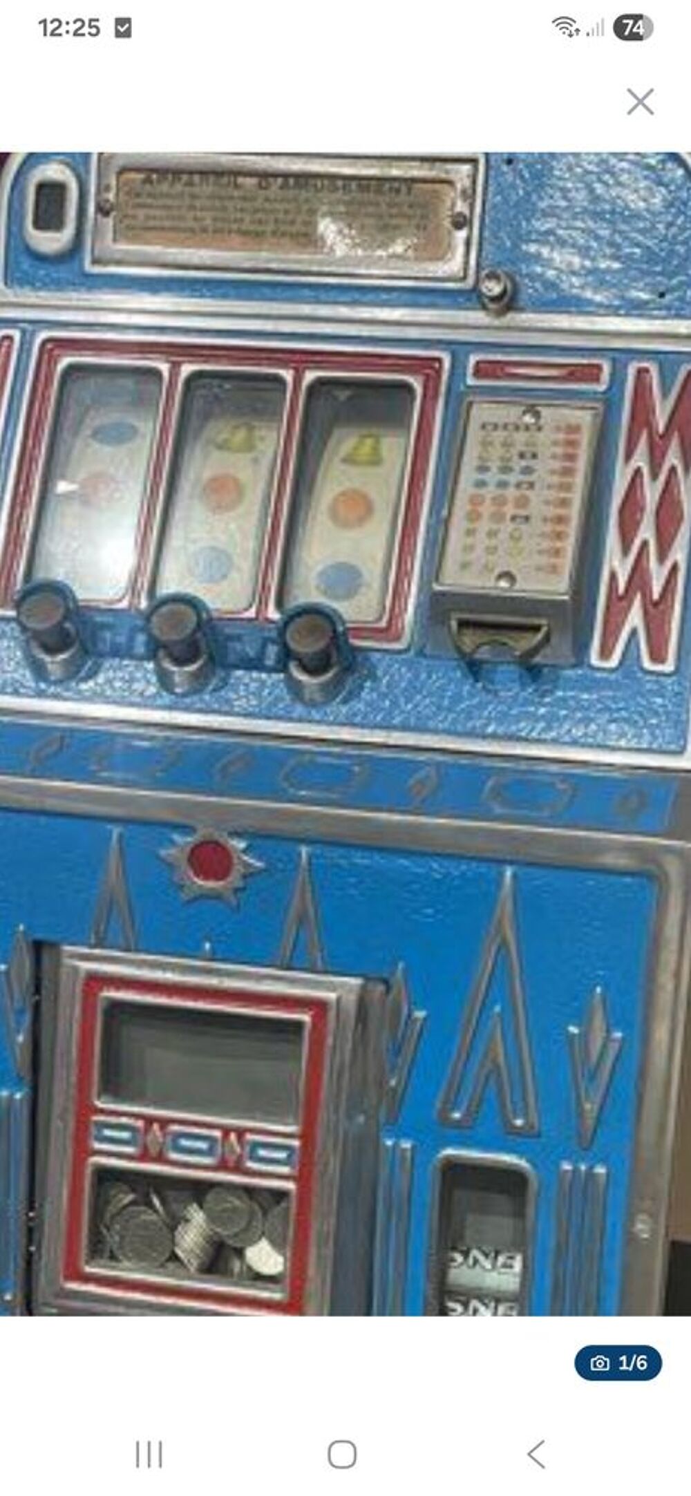 D&eacute;barrasse ancien jackpot bandit manchot en panne hs . Consoles et jeux vidéos