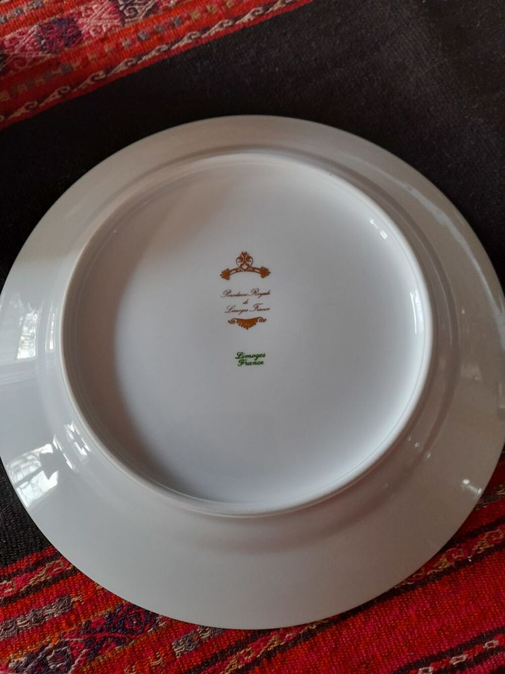 Service &agrave; Dessert porcelaine royale de Limoges 