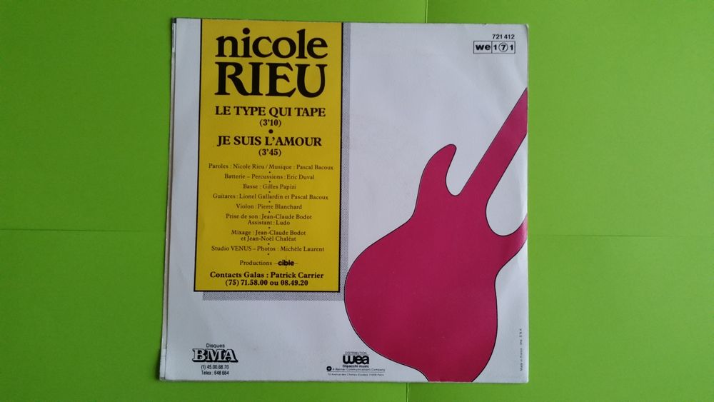 NICOLE RIEU CD et vinyles