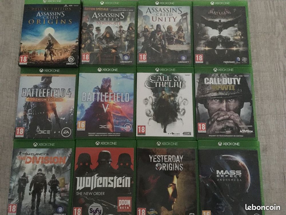 XBOX one 500 go+ Hdd + 24 jeux Consoles et jeux vidéos